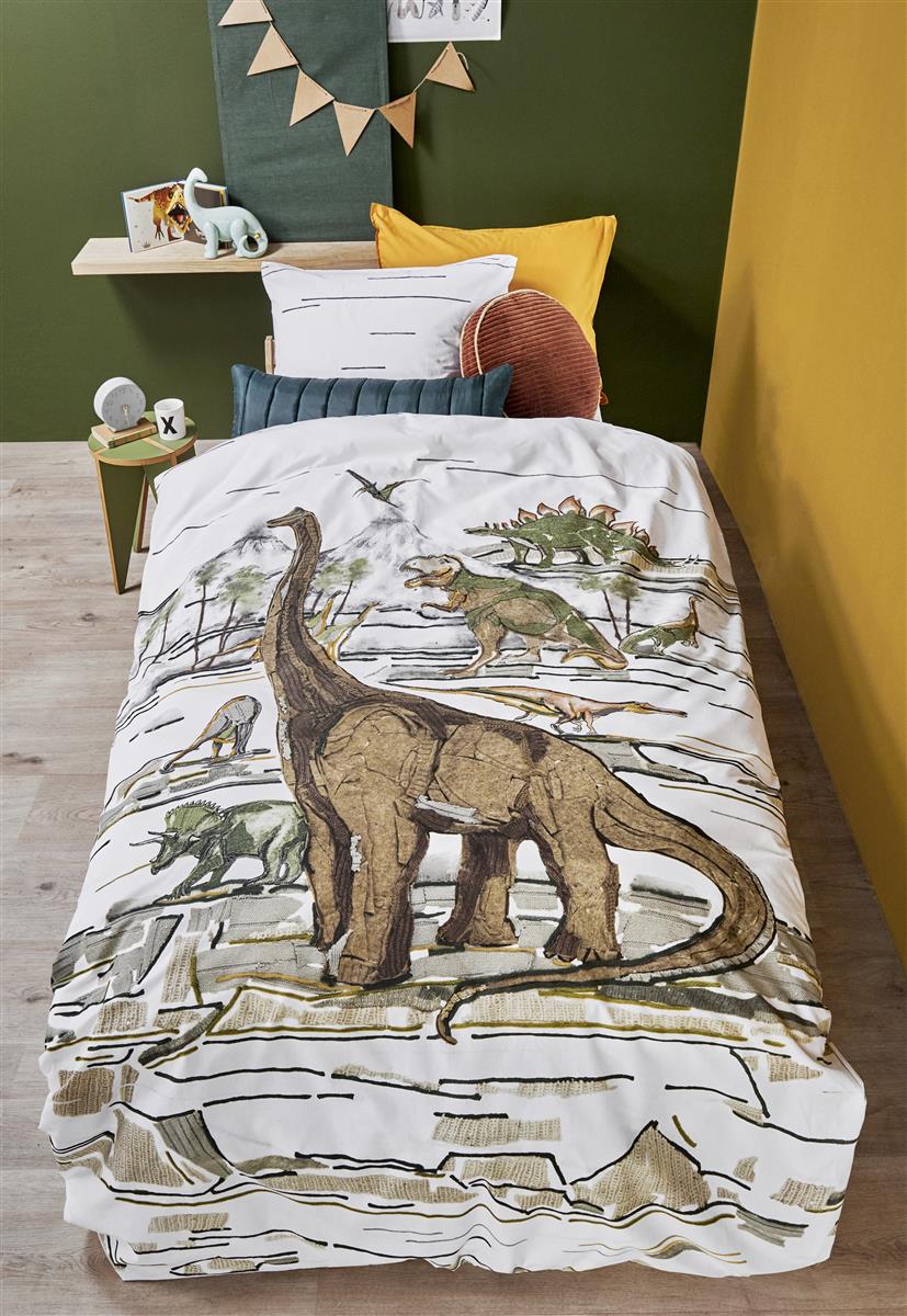 Beddinghouse Kids Dinosaurs Bettwäsche - Natur