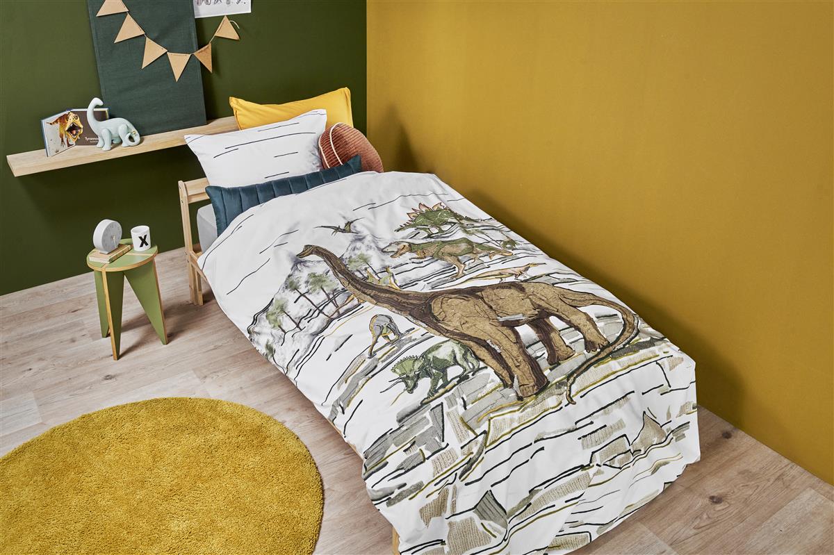 Beddinghouse Kids Dinosaurs Bettwäsche - Natur