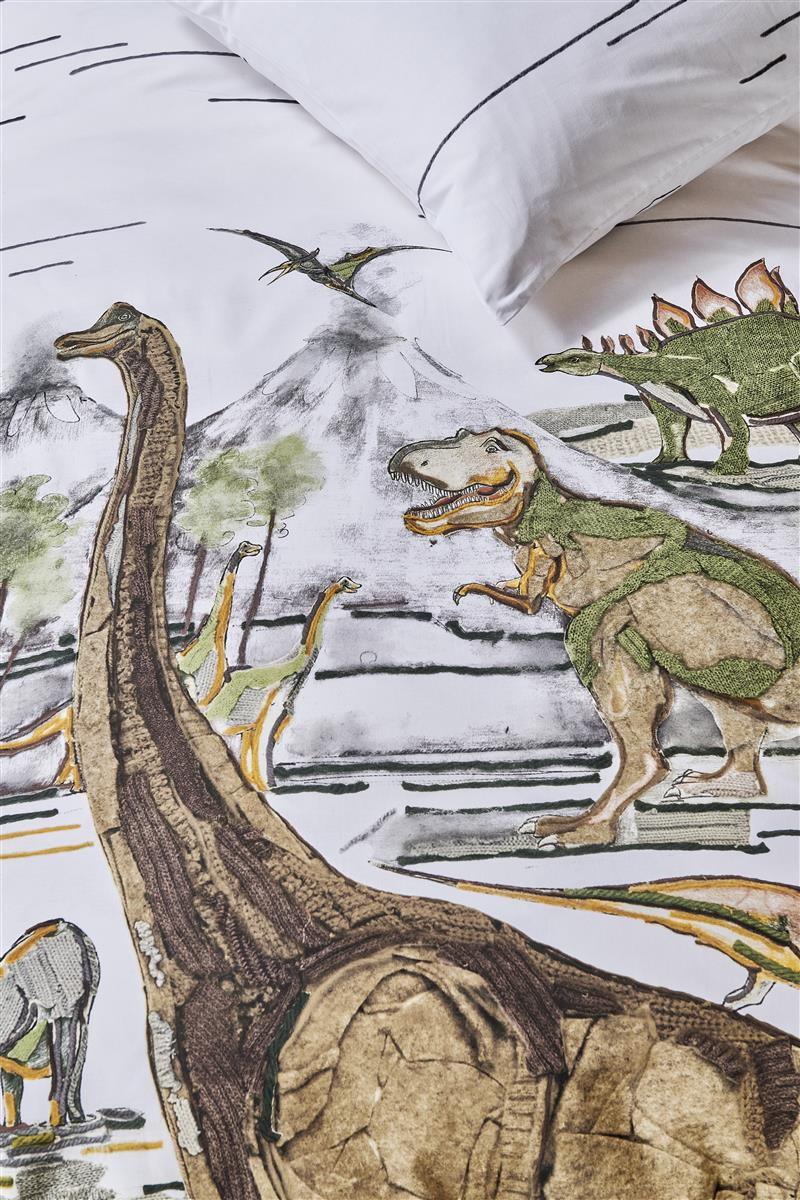 Beddinghouse Kids Dinosaurs Bettwäsche - Natur