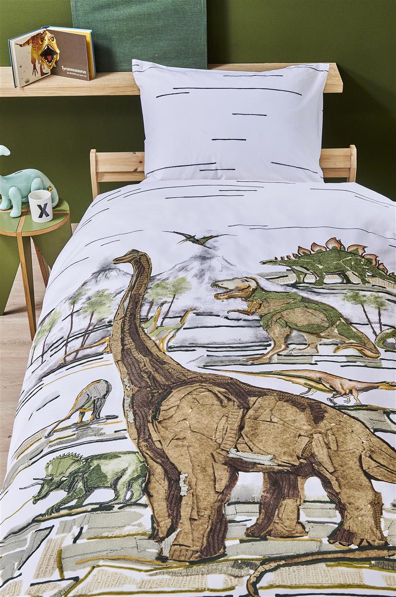 Beddinghouse Kids Dinosaurs Bettwäsche - Natur