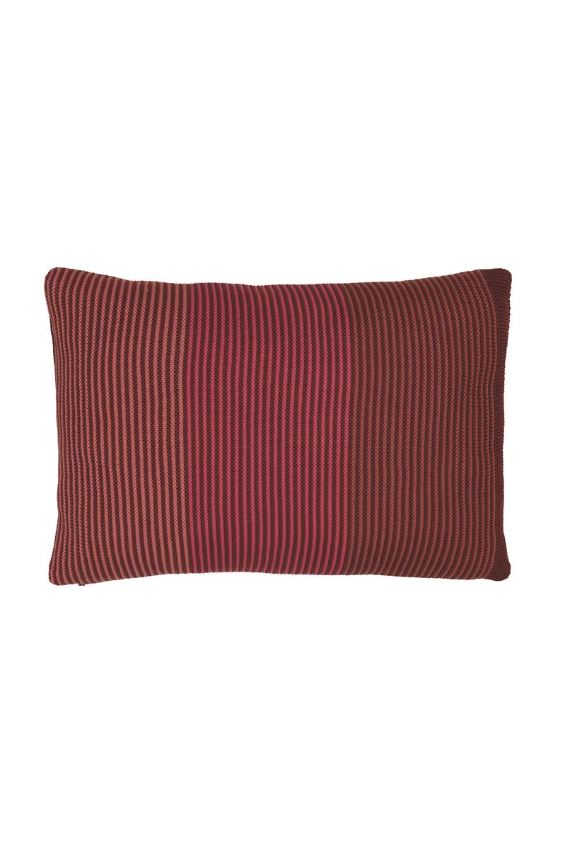 Pip Studio Blockstripe Zierkissen - Rosa