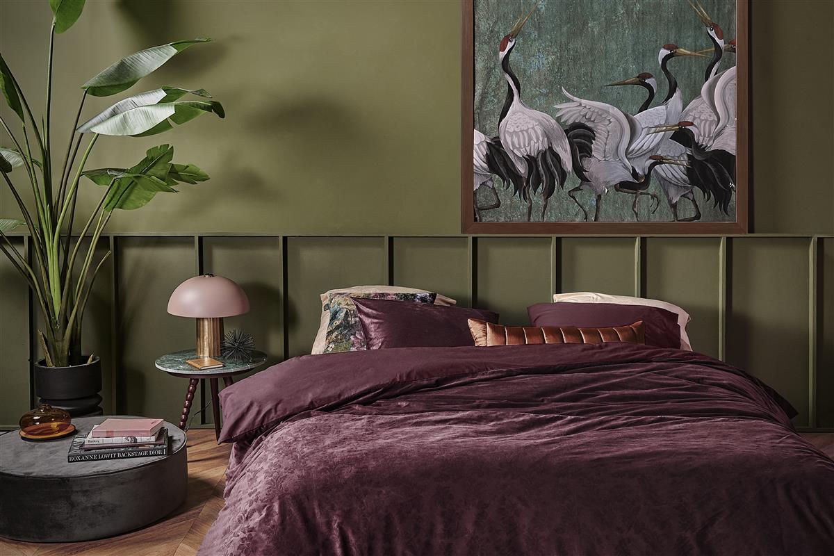 At Home by BeddingHouse Forgotten Bettwäsche - Aubergine