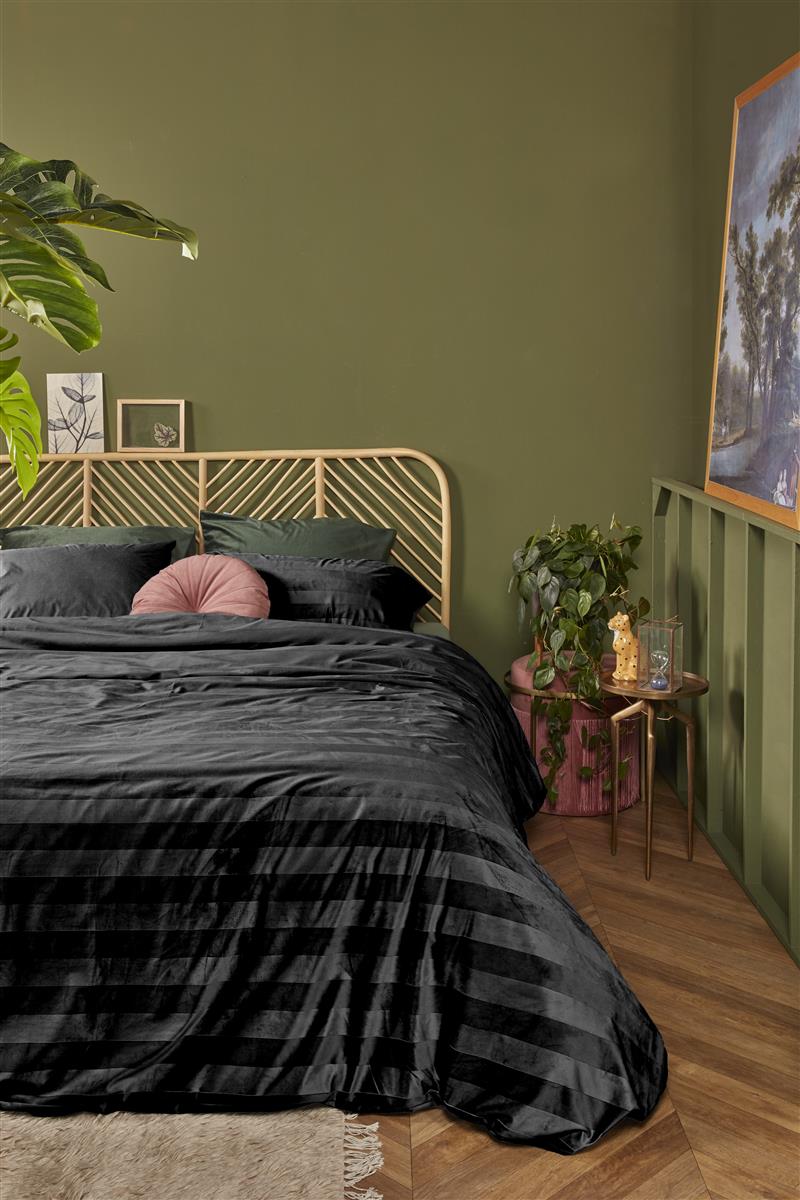 At Home by BeddingHouse Soft Shine Bettwäsche - Schwarz
