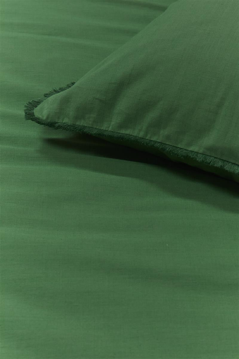 vtwonen Natural Stone Fraying Bettwäsche - Grün