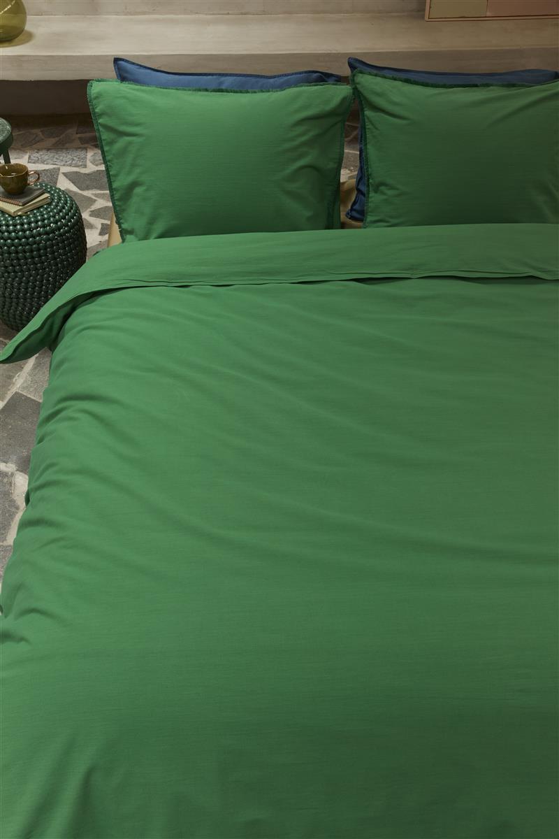 vtwonen Natural Stone Fraying Bettwäsche - Grün