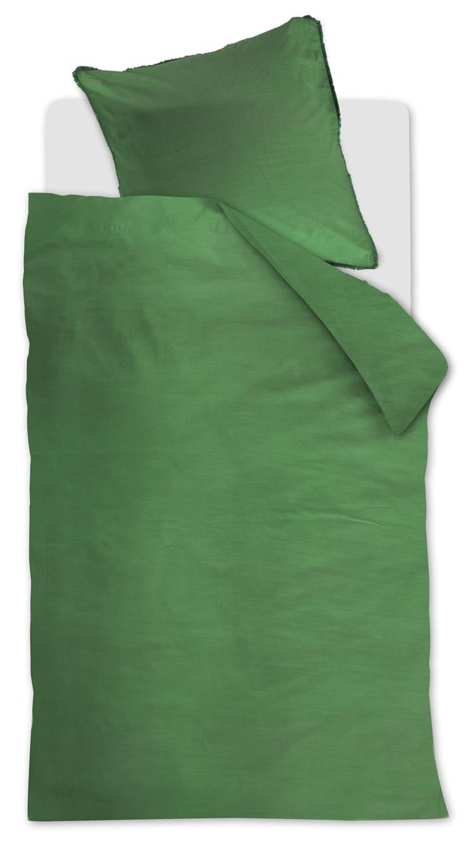 vtwonen Natural Stone Fraying Bettwäsche - Grün