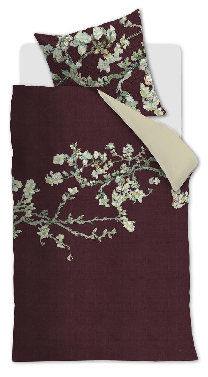 Beddinghouse x Van Gogh Museum Blossom Bettwäsche - Dunkelrot
