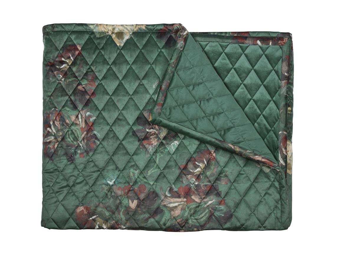 Beddinghouse x Van Gogh Museum Peonies Wohndecken - Grün