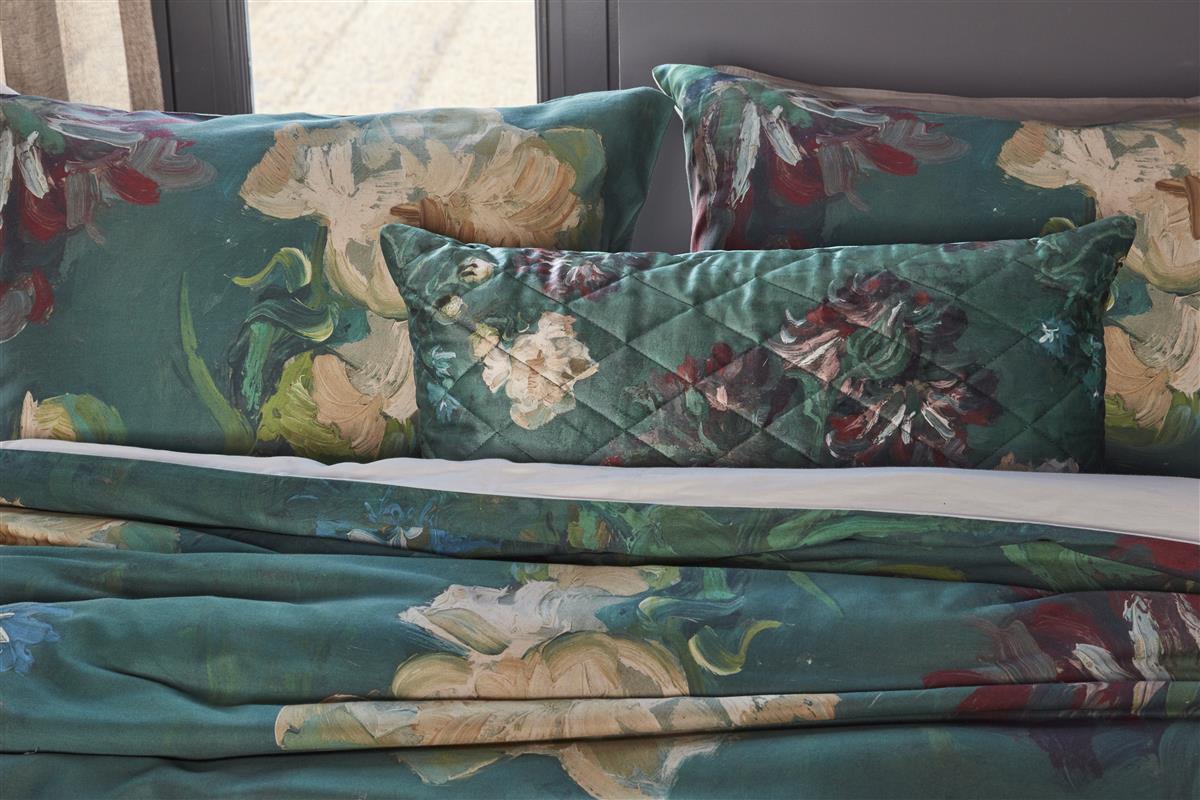 Beddinghouse x Van Gogh Museum Peonies Zierkissen - Grün