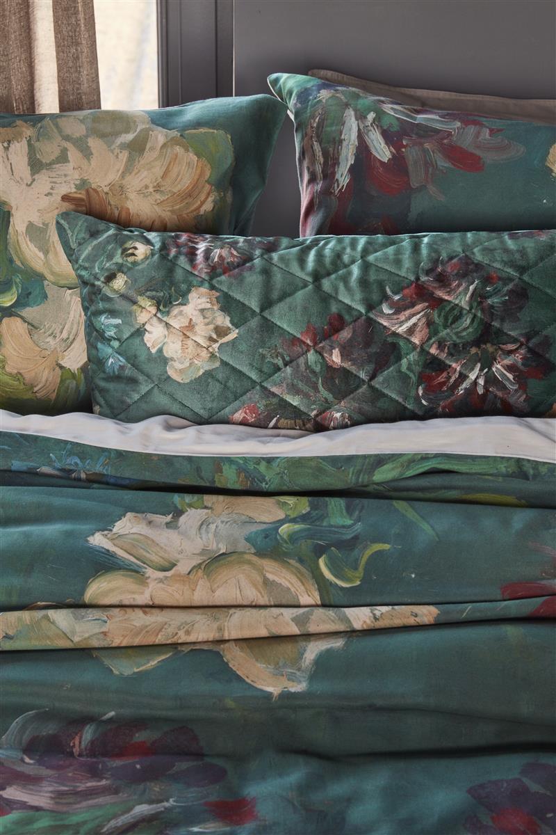 Beddinghouse x Van Gogh Museum Peonies Zierkissen - Grün