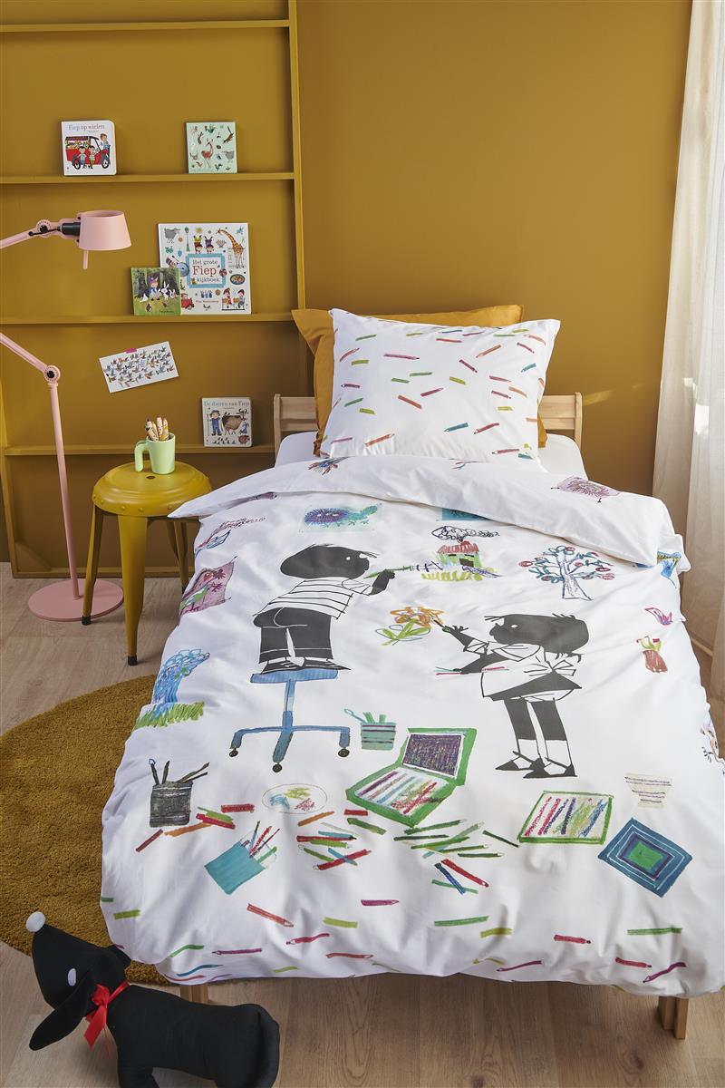 Beddinghouse x Fiep Amsterdam Tekenen Bettwäsche - Multi