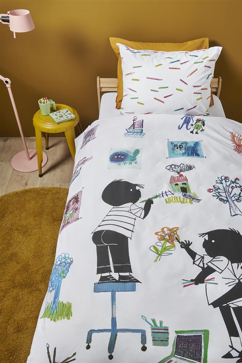 Beddinghouse x Fiep Amsterdam Tekenen Bettwäsche - Multi