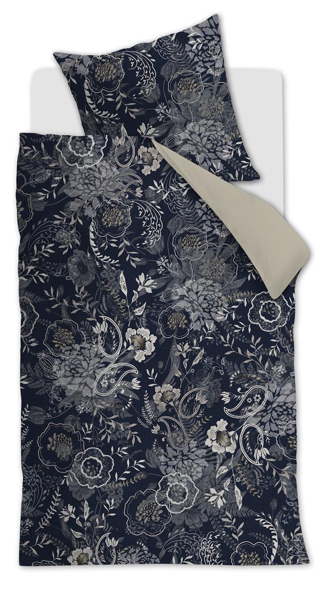 Riviera Maison Floral Paisley Bettwäsche - Dunkelblau