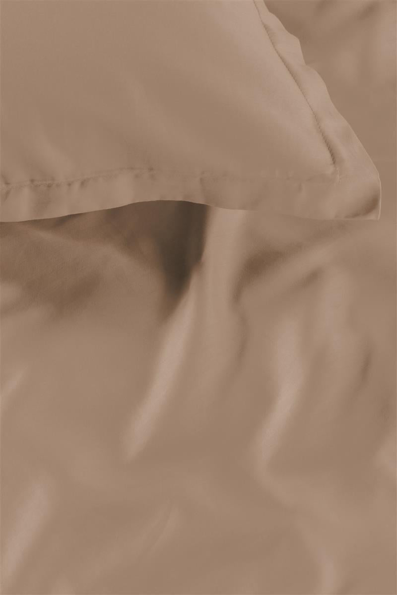 Ambiante Satin Uni Bettwäsche - Taupe