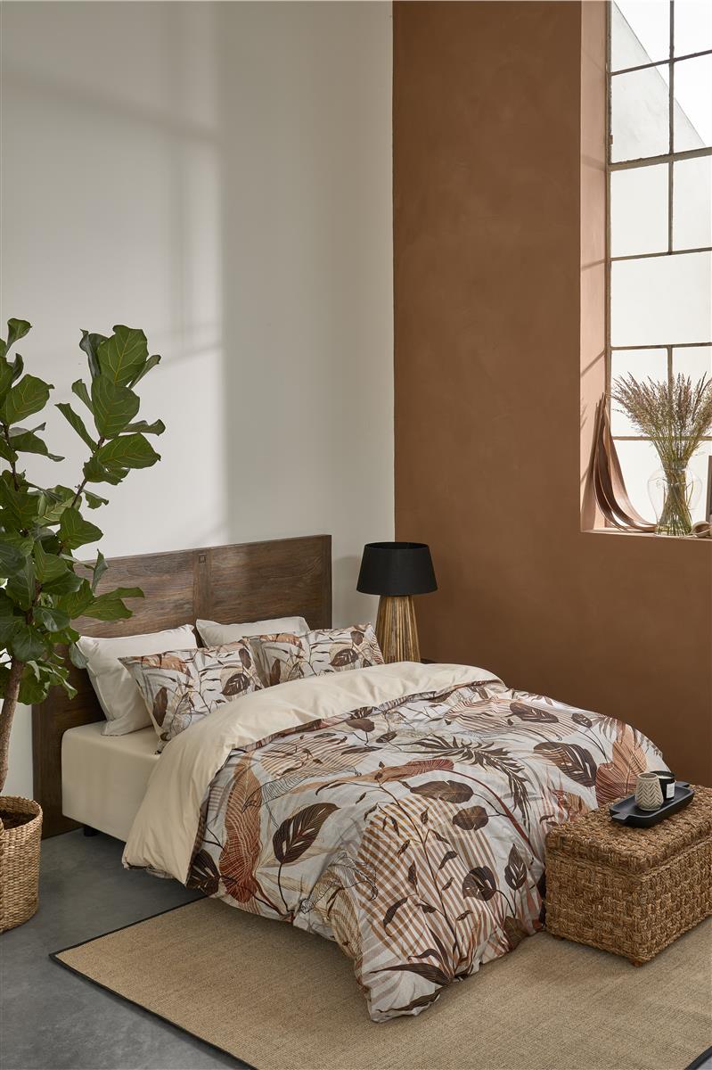 Riviera Maison Sunset Leafs Bettwäsche - Braun