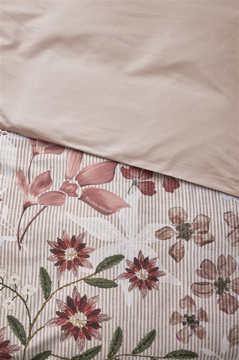 Riviera Maison Floral Flowers Bettwäsche - Rot