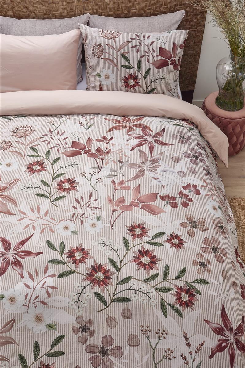 Riviera Maison Floral Flowers Bettwäsche - Rot