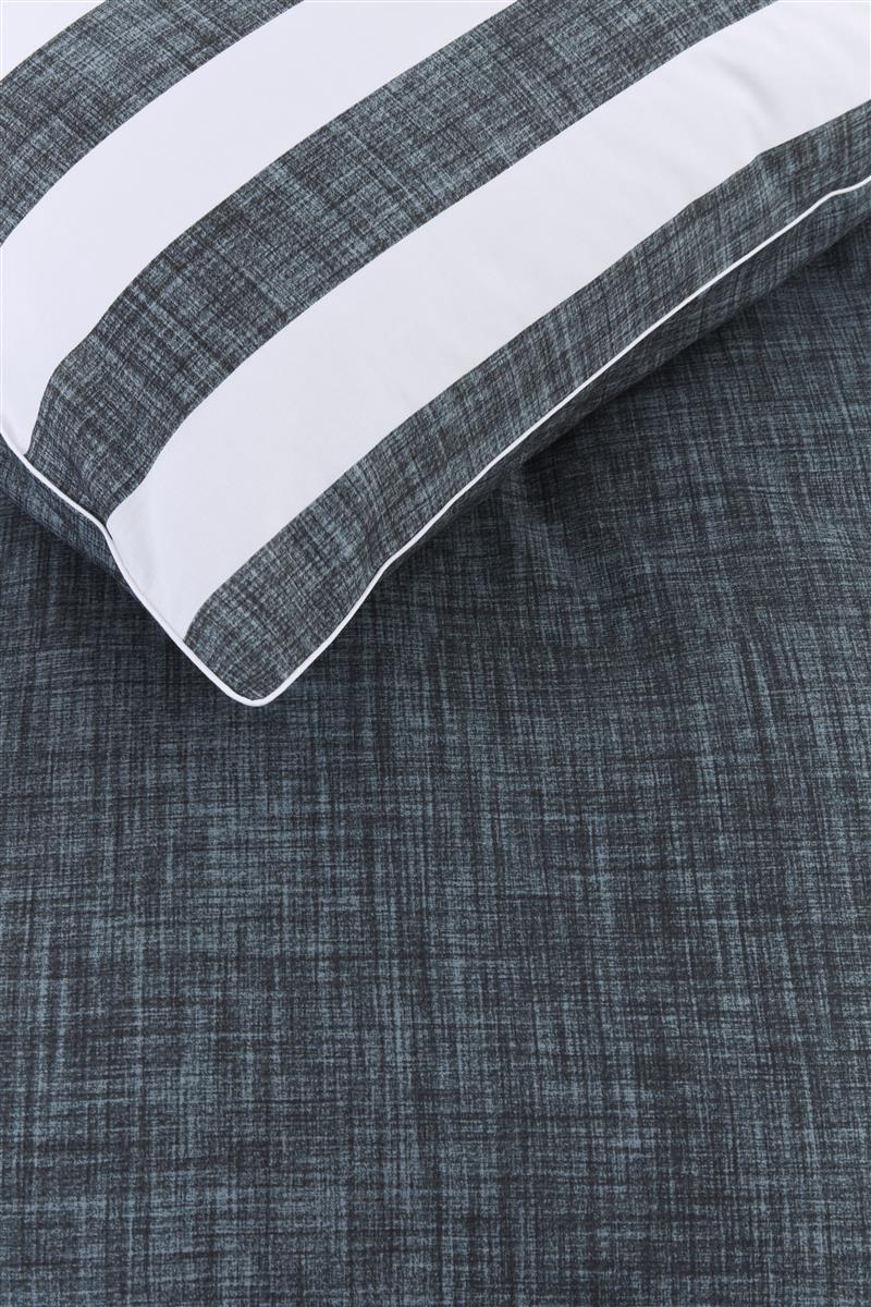 Riviera Maison Lindy Lines Bettwäsche - Marineblau