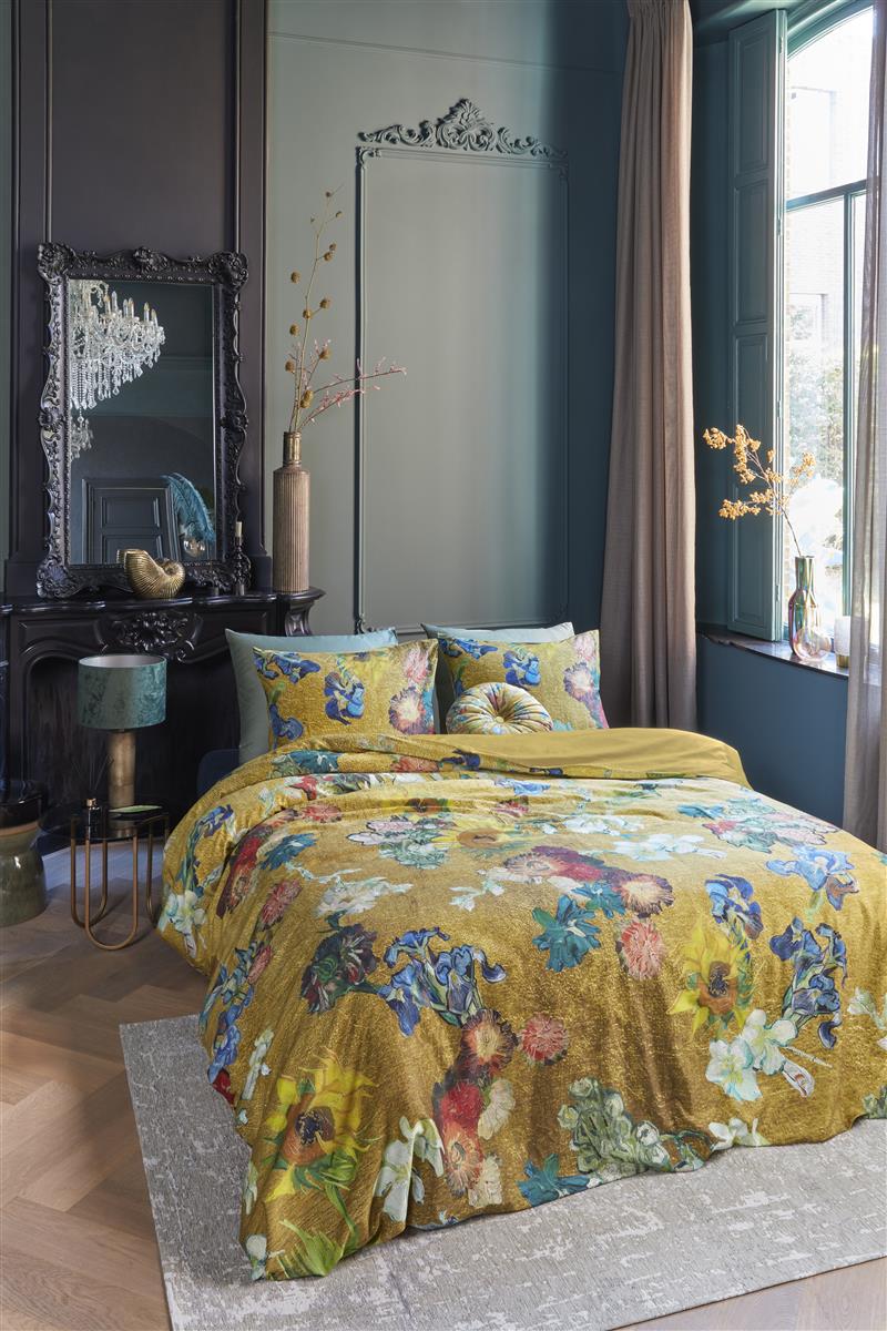 Beddinghouse x Van Gogh Museum Partout des Fleurs Bettwäsche - Gold