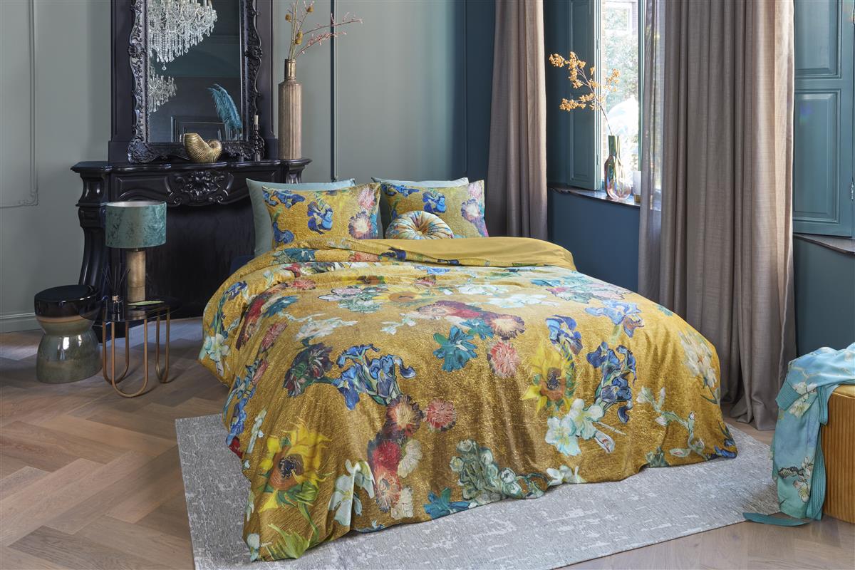 Beddinghouse x Van Gogh Museum Partout des Fleurs Bettwäsche - Gold