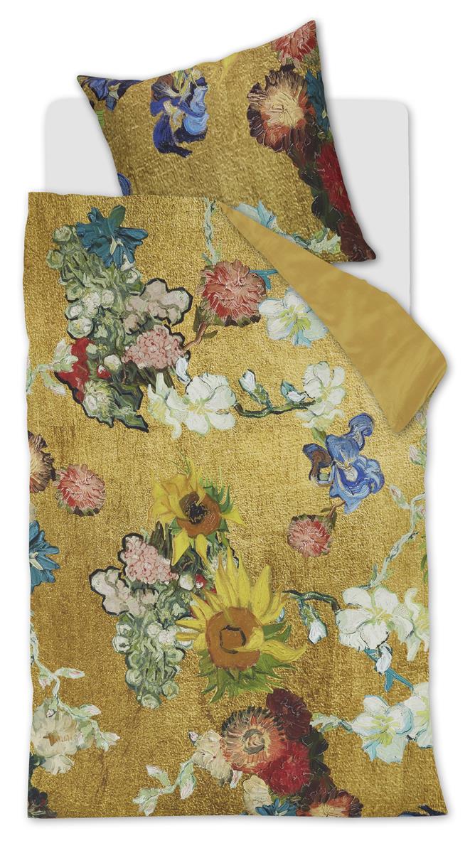 Beddinghouse x Van Gogh Museum Partout des Fleurs Bettwäsche - Gold