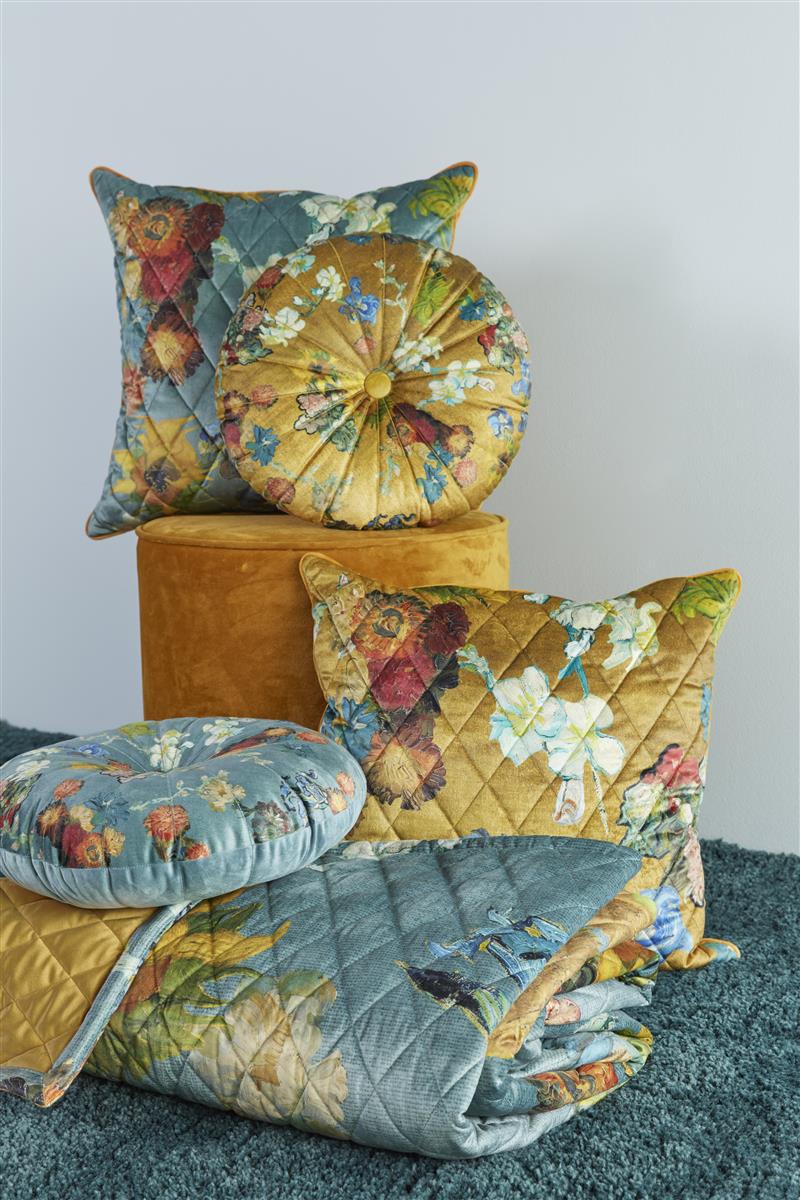 Beddinghouse x Van Gogh Museum Boule de Fleurs Decorative Cushion - Gold