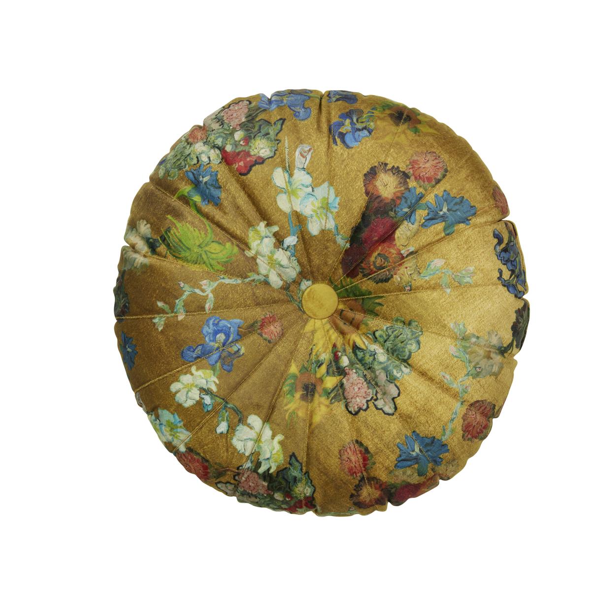 Beddinghouse x Van Gogh Museum Boule de Fleurs Decorative Cushion - Gold