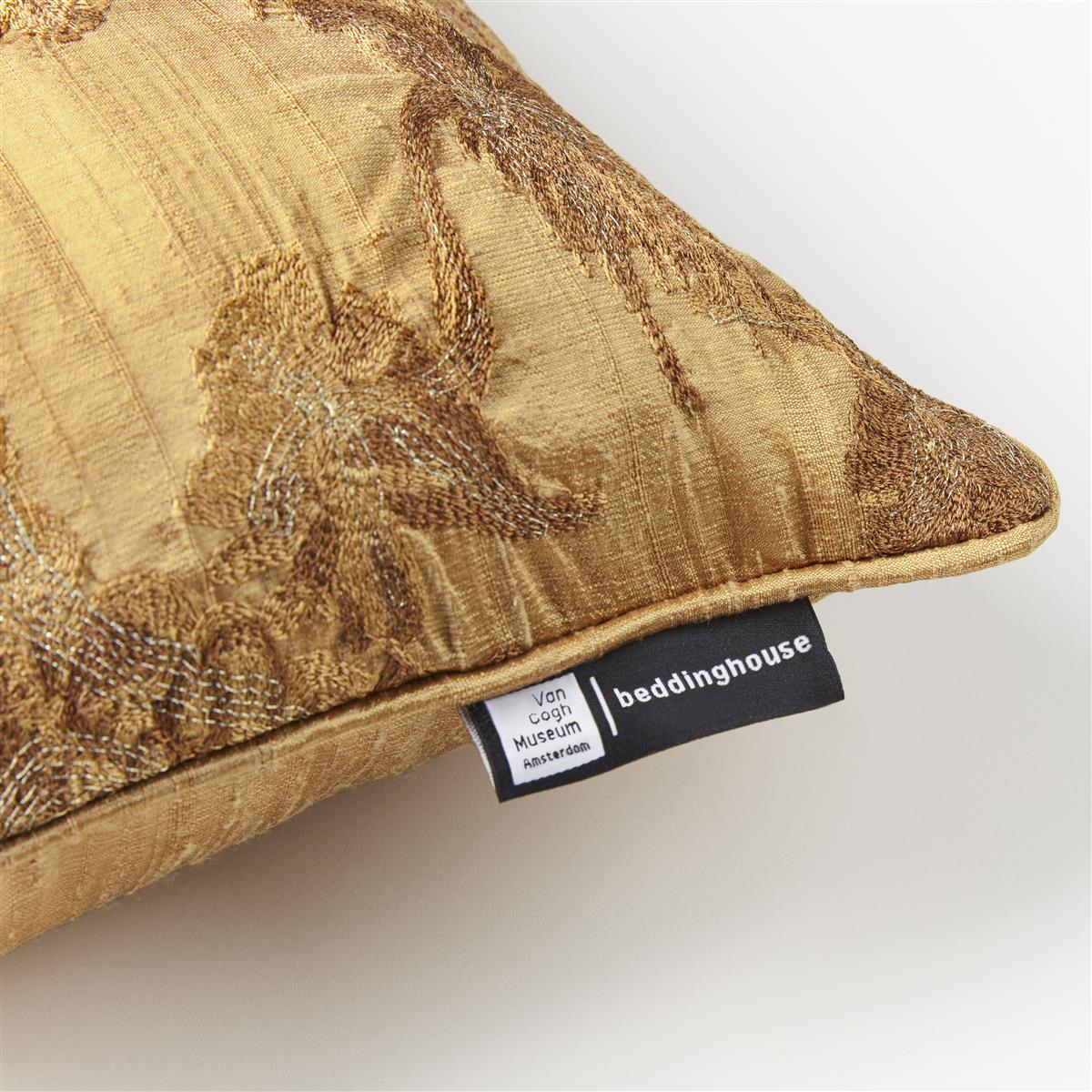 Beddinghouse x Van Gogh Museum Fleur dOr Embroidered Zierkissen - Gold