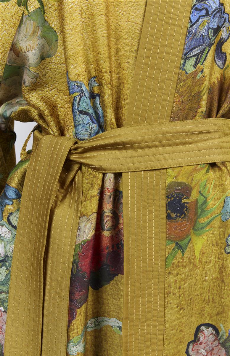 Beddinghouse x Van Gogh Museum Partout des Fleurs Kimono Kimono - Gold