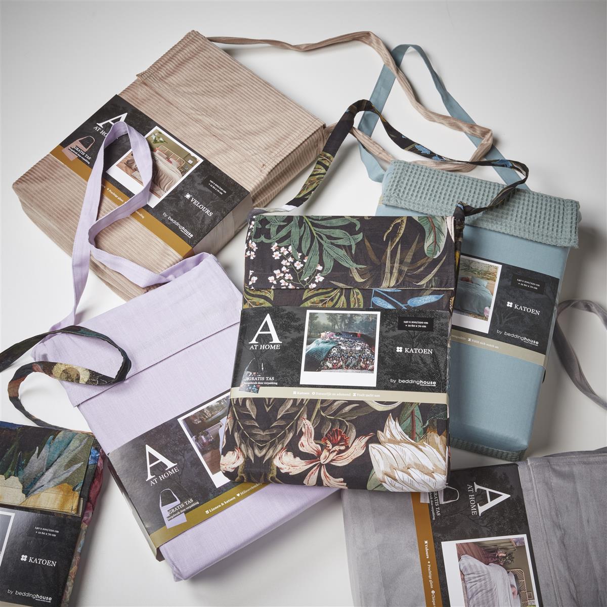 At Home by BeddingHouse Flamboyant Bettwäsche - Dunkeles Rosa