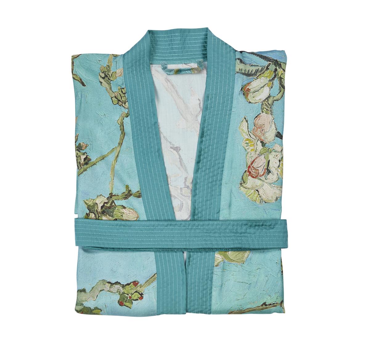 Beddinghouse x Van Gogh Museum Almond Blossom Kimono Badtextilien - Blau