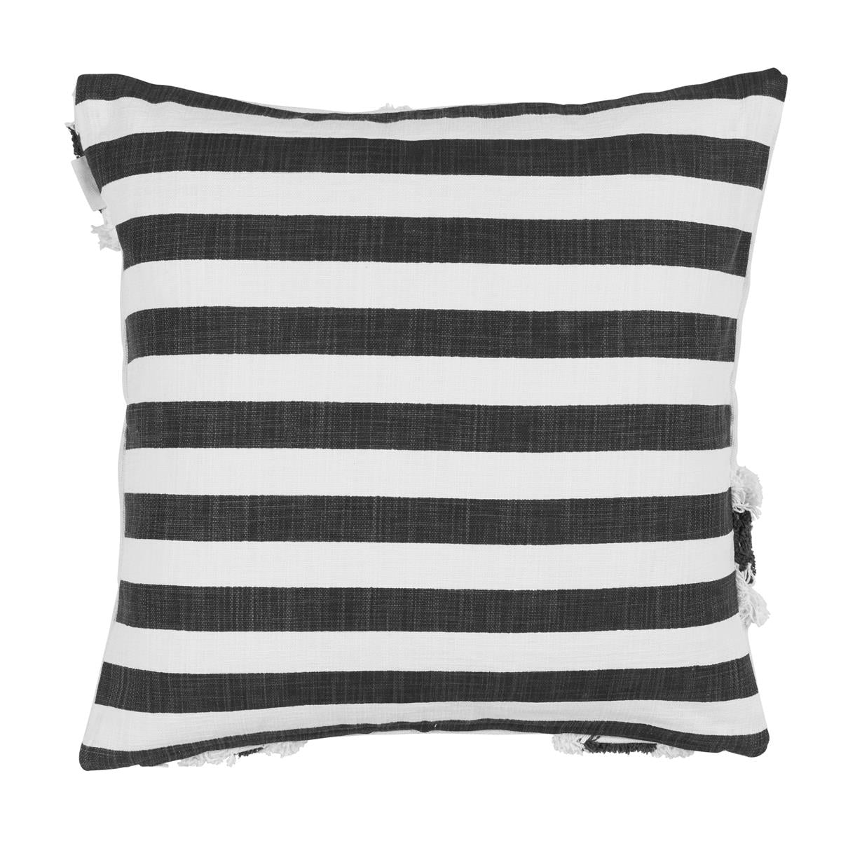 vtwonen Stripe and Eye Zierkissen - Natur