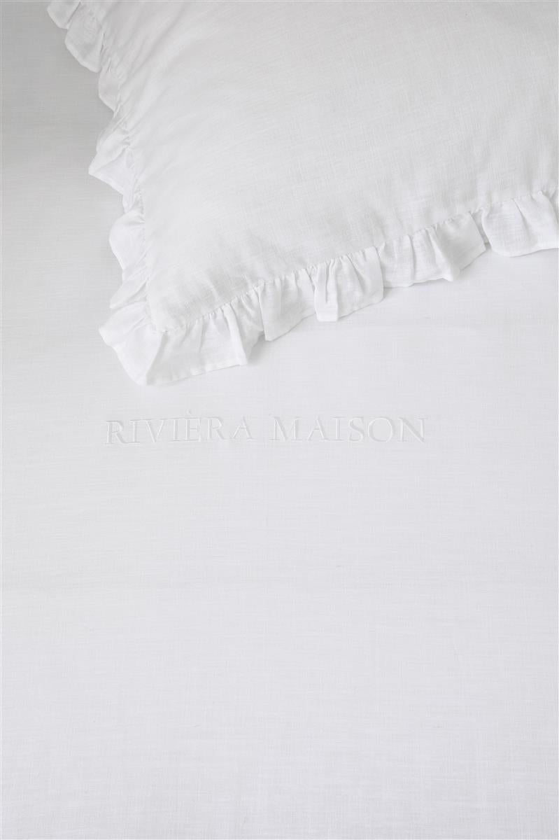 Riviera Maison Savannah Bettwäsche - Weiß