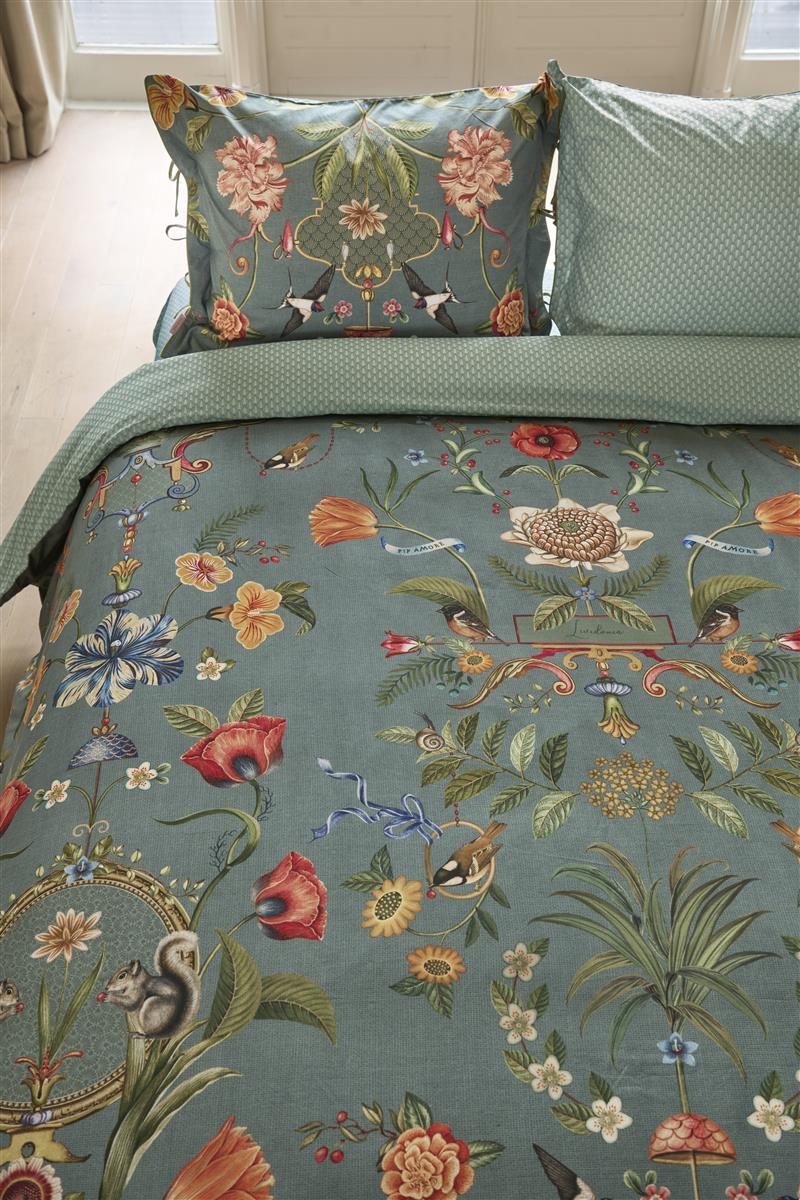 Pip Studio Botanico Verde Bettwäsche - Blau