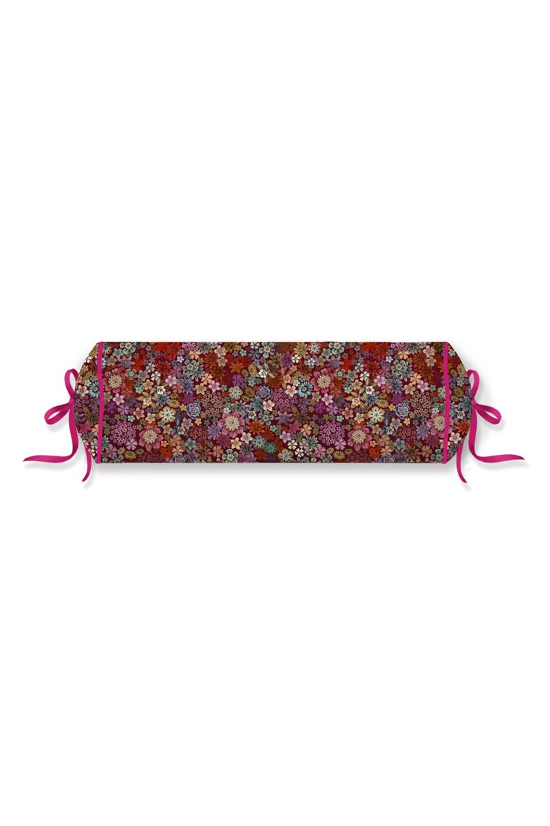 Pip Studio Tutti i Fiori Roll Zierkissen - Dunkelrot