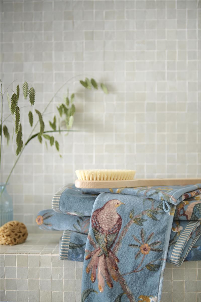 Pip Studio Secret Garden Badtextilien - Blau