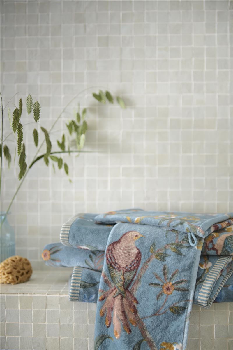 Pip Studio Secret Garden Badtextilien - Blau