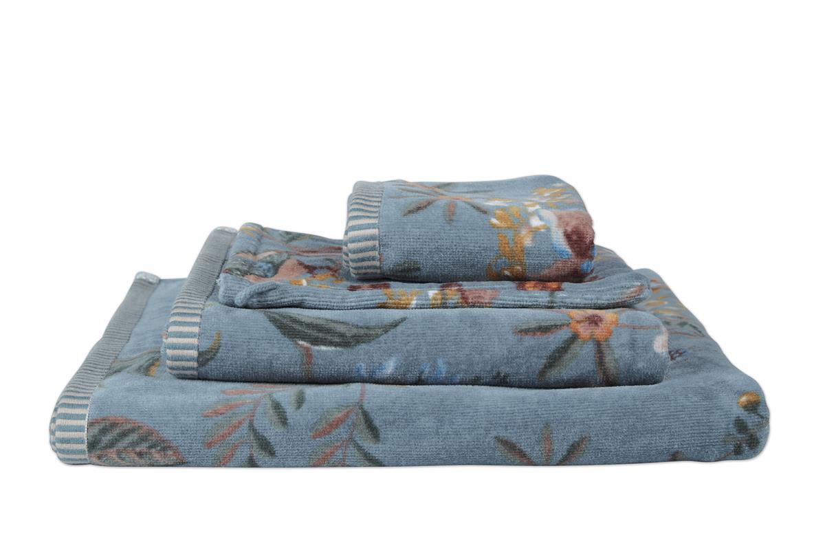 Pip Studio Secret Garden Badtextilien - Blau