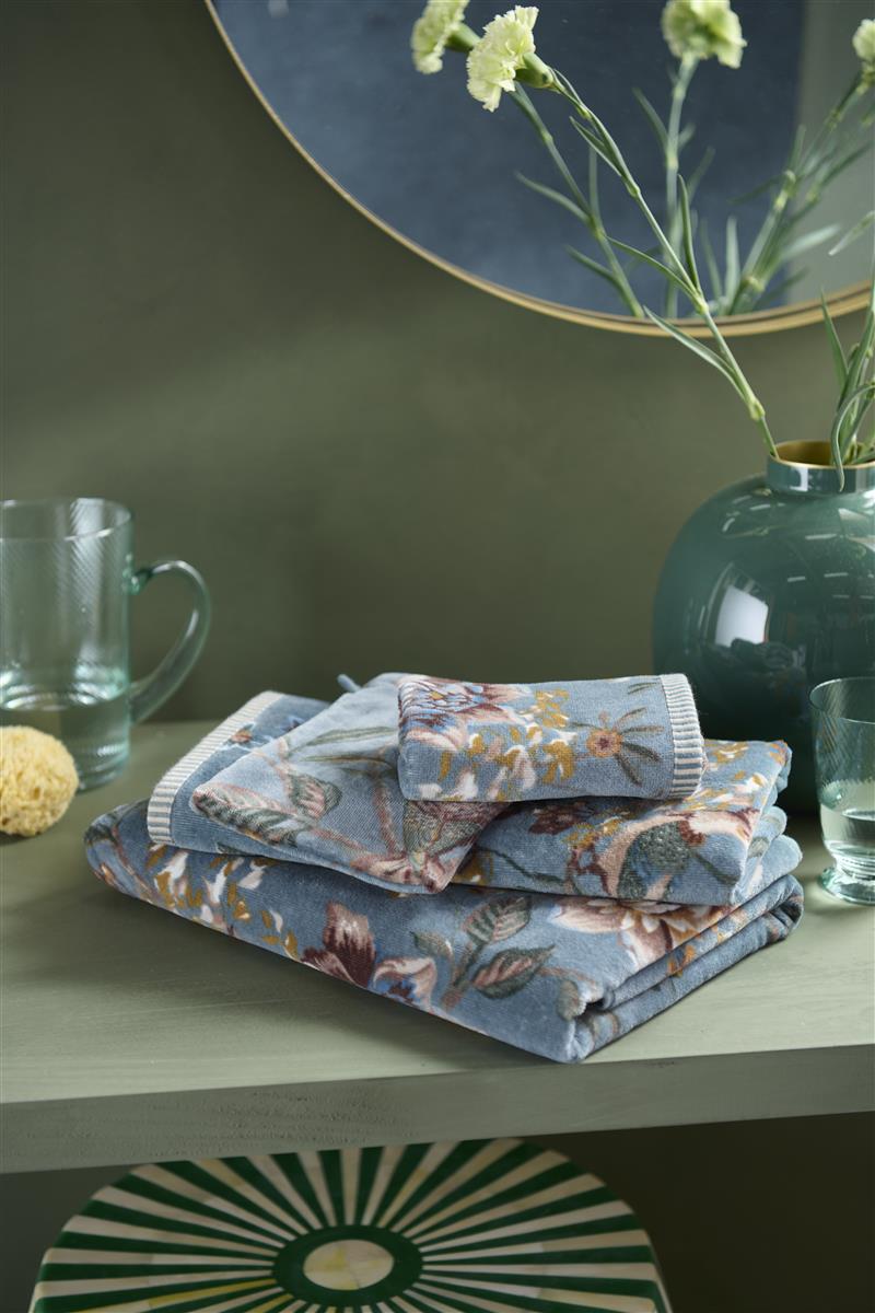 Pip Studio Secret Garden Badtextilien - Blau