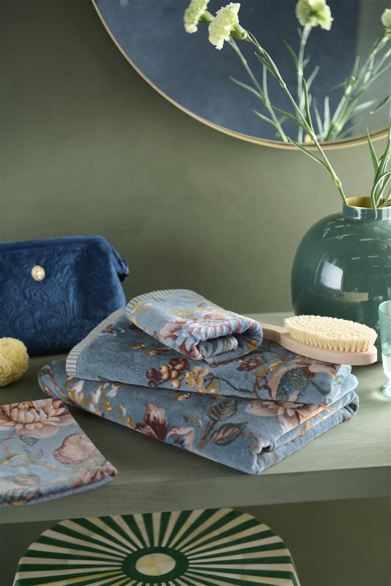 Pip Studio Secret Garden Badtextilien - Blau