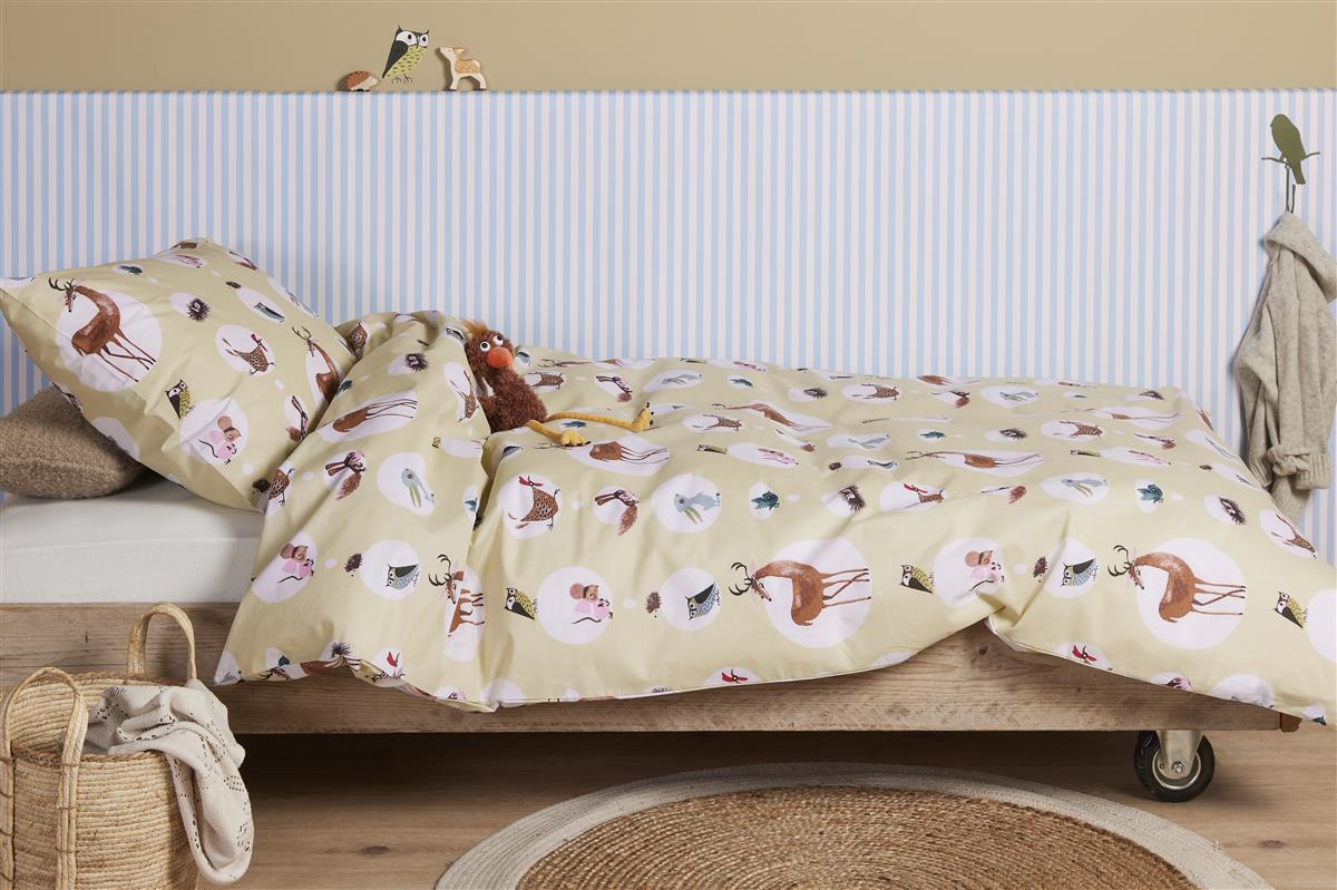 Beddinghouse x Fiep Amsterdam Bosdieren Bettwäsche - Gelb