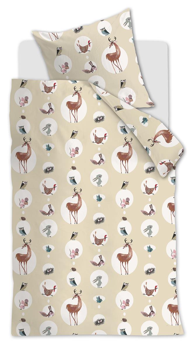 Beddinghouse x Fiep Amsterdam Bosdieren Bettwäsche - Gelb