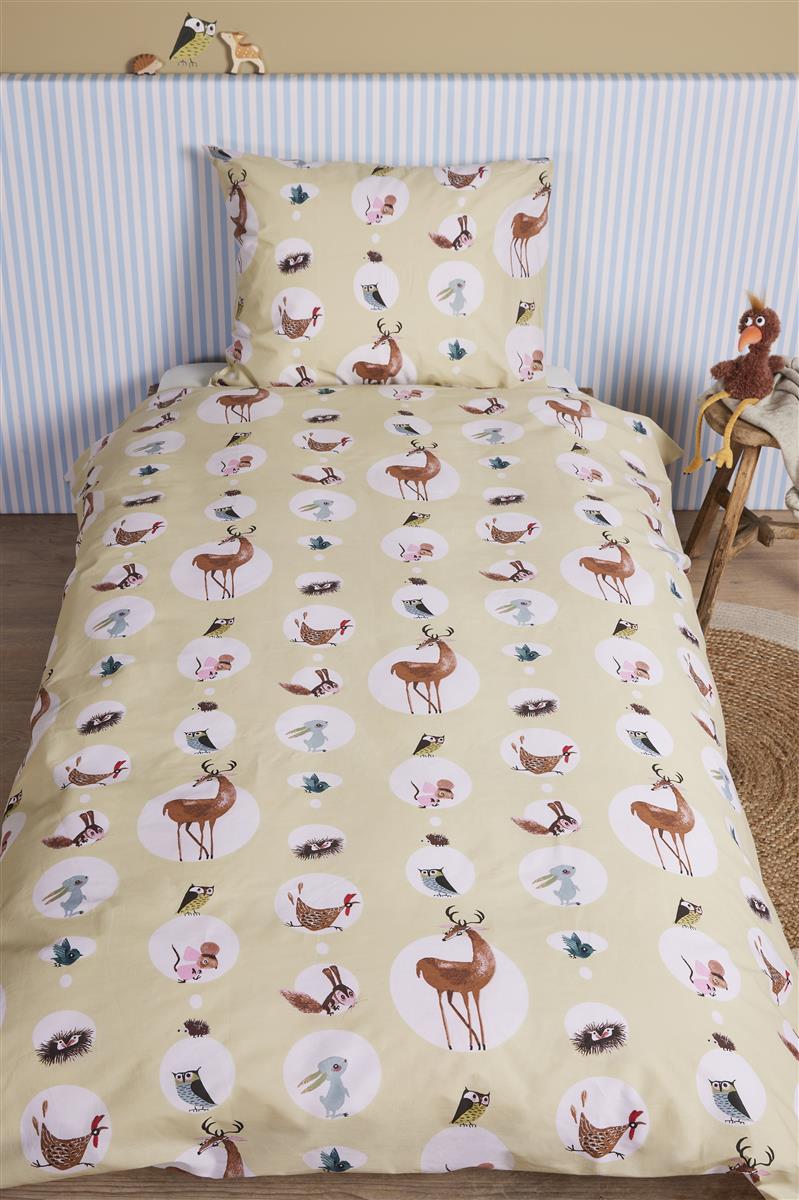 Beddinghouse x Fiep Amsterdam Bosdieren Bettwäsche - Gelb