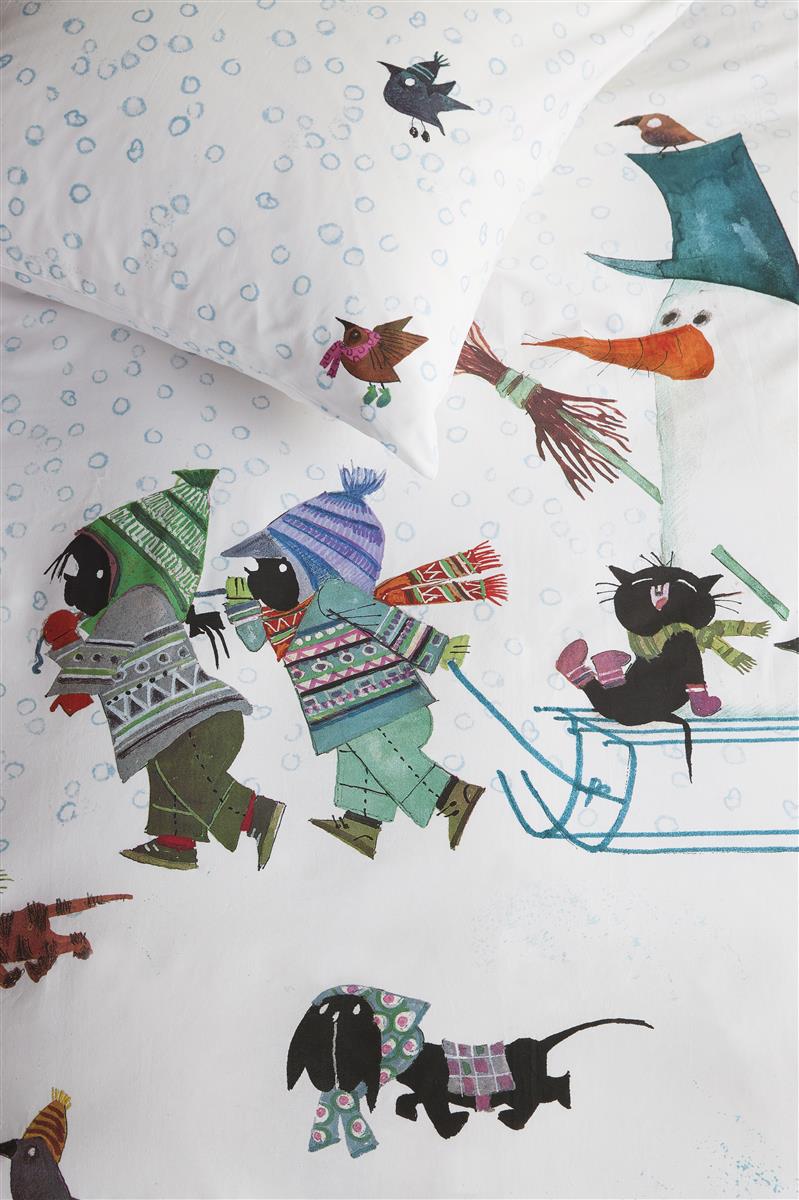 Beddinghouse x Fiep Amsterdam Sneeuwpop Bettwäsche - Multi