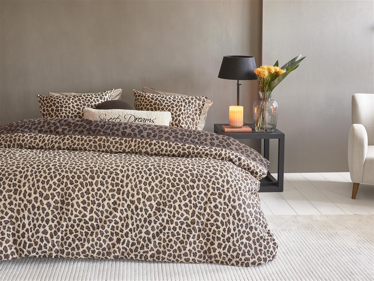Riviera Maison Cheetah Bettwäsche - Braun
