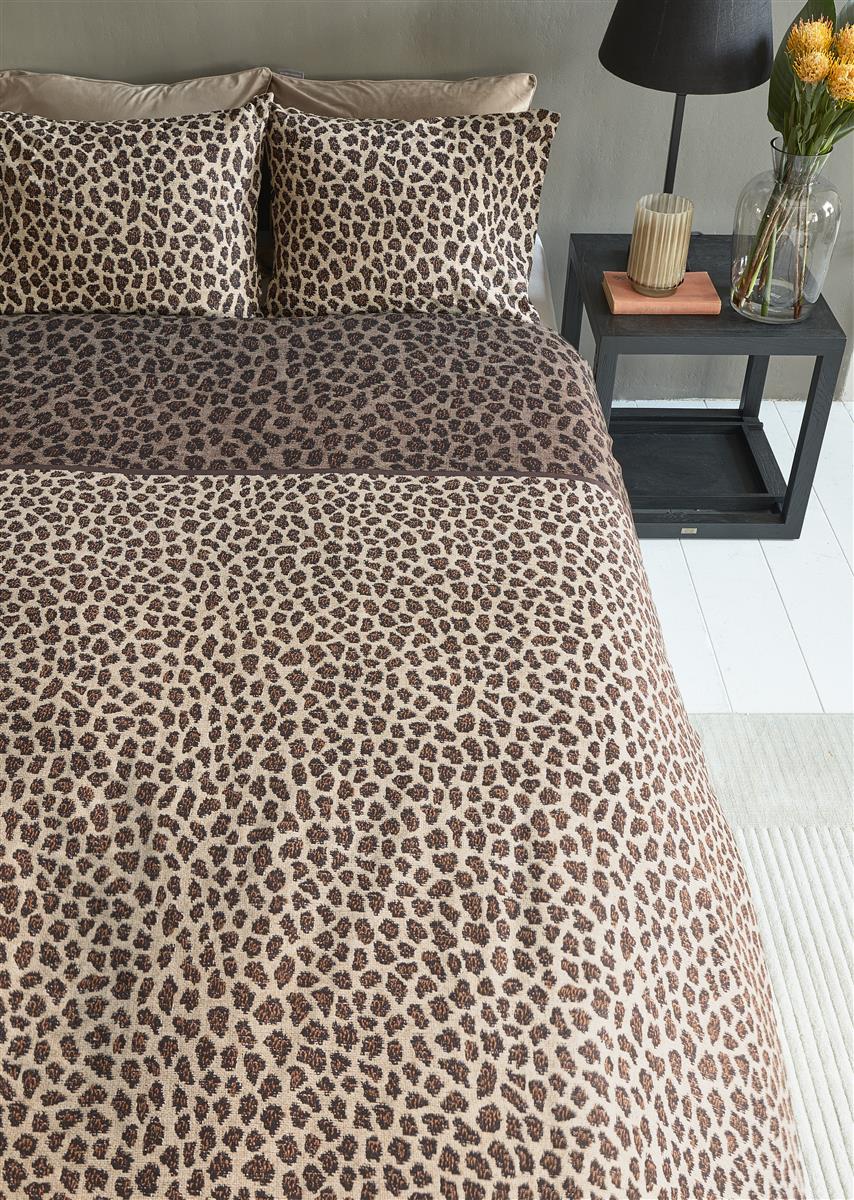 Riviera Maison Cheetah Bettwäsche - Braun