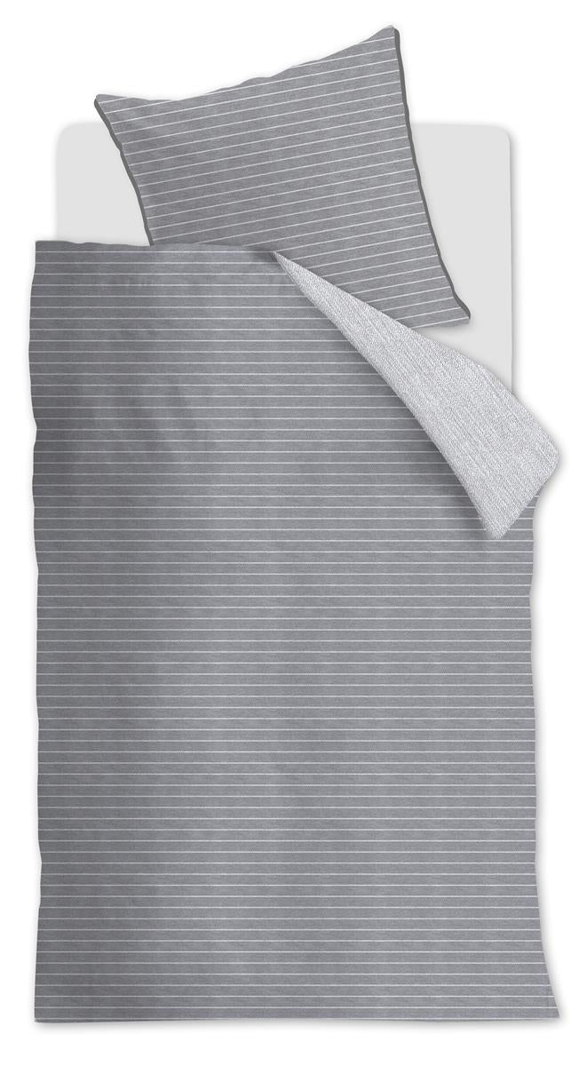 Riviera Maison Pinstripe Bettwäsche - Grau
