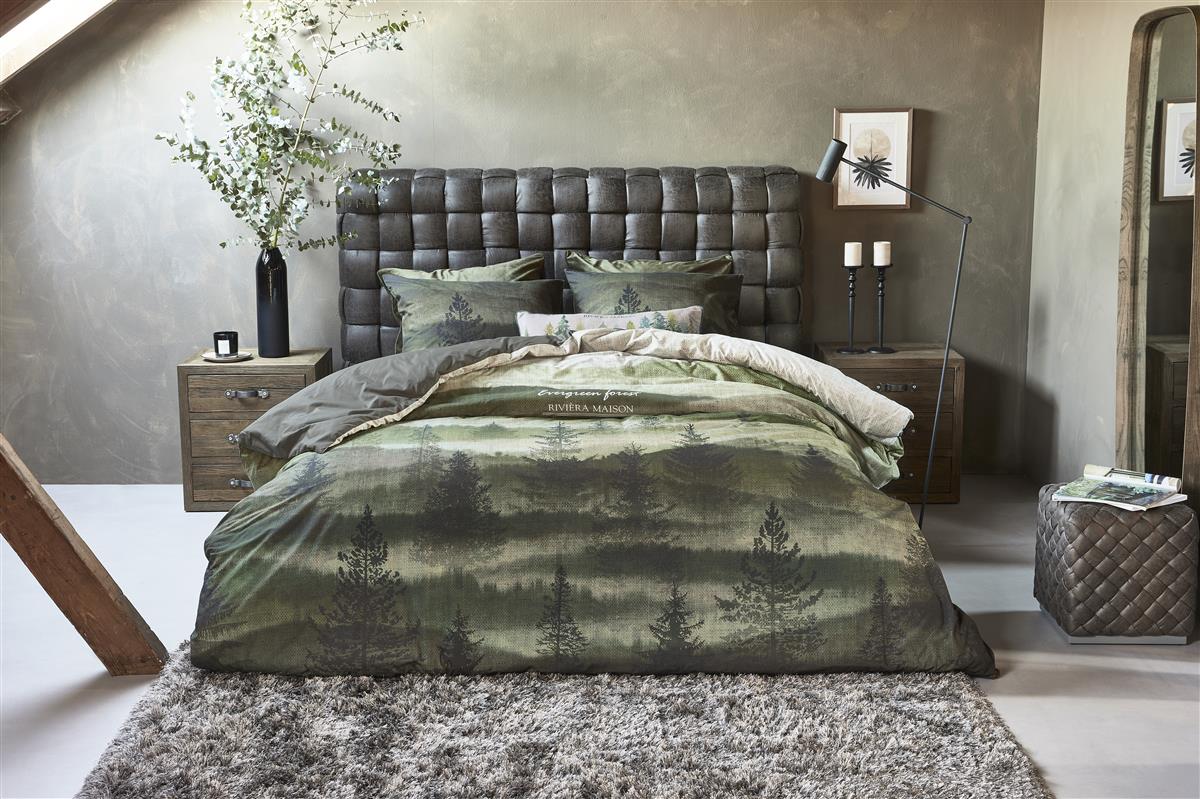 Riviera Maison Evergreen Bettwäsche - Grün