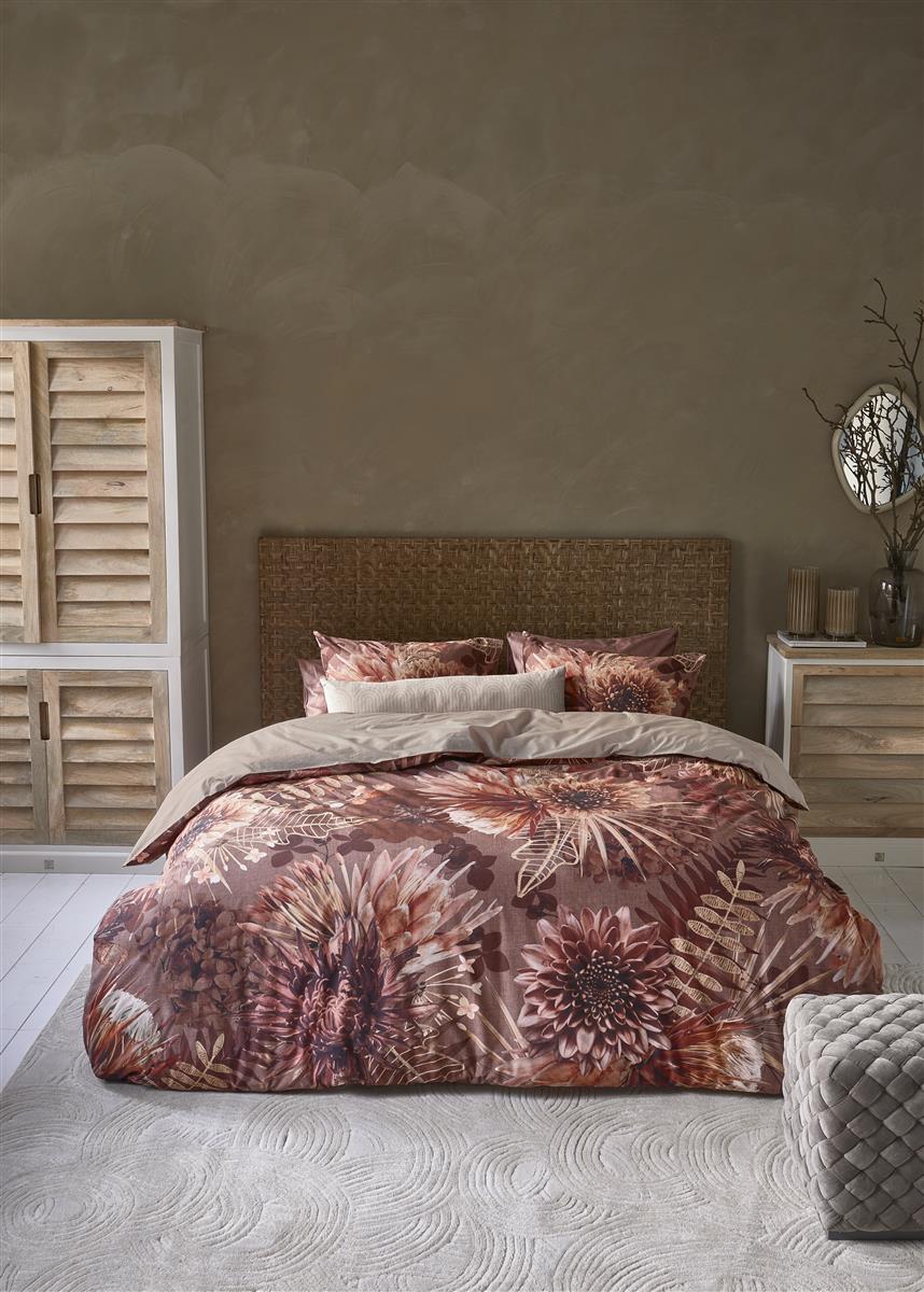 Riviera Maison Protea Bettwäsche - Terrakotta