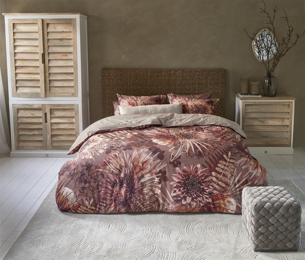 Riviera Maison Protea Bettwäsche - Terrakotta